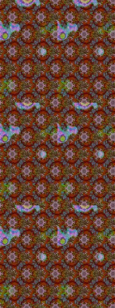 Suluboya çizim kalıbı. Çiçekler suluboya tarzında kahverengi, yeşil ve kırmızı renklerde. Çiçek izi.