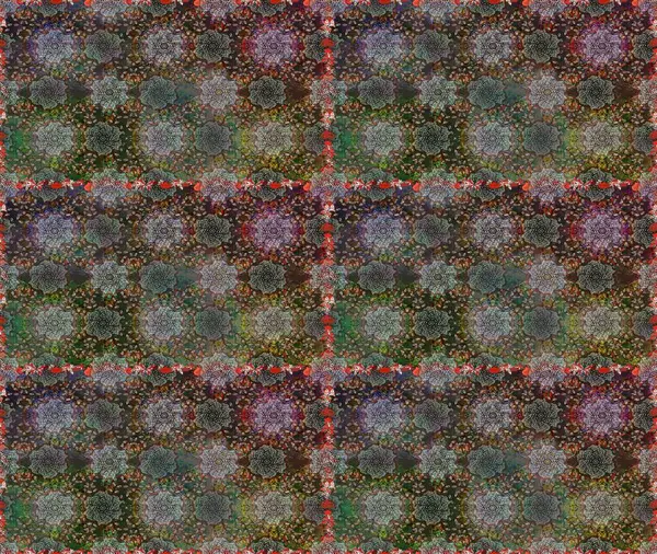 Raster resim. Çiçek açması arka plan kumaş, duvar kağıdı ve kağıt baskı almak için. Parlak buketleri moda grunge arka plan üzerinde. Küçük bir çiçek bir vintage tarzı ile şirin seamless modeli.