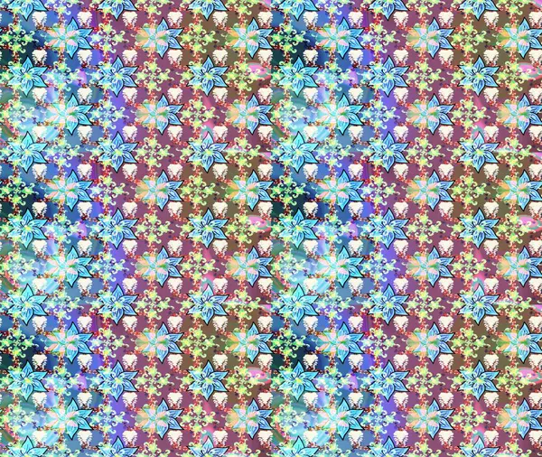 Çiçekli, yapraklı, çiçek desenli eskiz. El çizimi. Raster illüstrasyonu.