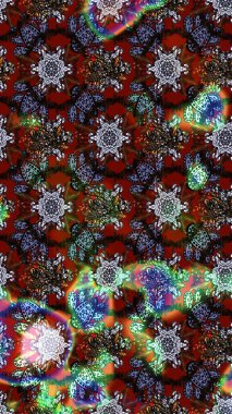 Kahverengi, gri ve kırmızı renkler üzerine çiçek desenli çizimler, el yapımı papatyalar, papatyalar. Tekrarlayan çiçek arkaplanı, zarif kahverengi, gri ve kırmızı çiçek duvar kağıdı.