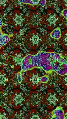 Şatafatlı bahar bahçesi dokusu. Flower eskiz arka planı. Raster illüstrasyonu. Çiçek deseni.