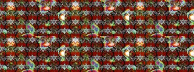 Çiçekler suluboya eskiz deseni. Raster Stili kumaş deseni.