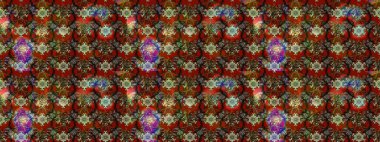 Güzel çiçek deseni. Renkli Bahar Teması eskiz kalıbı. Düz Çiçek Elementleri Tasarımı. Çiçekler kahverengi, kırmızı ve gri renklerde.