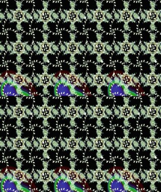 Çiçek arkaplanlı soyut zarafet eskiz deseni. Raster Güzel kumaş deseni.