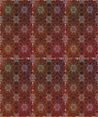 Kusursuz çiçek deseni duvar kâğıdı olarak kullanılabilir. Kahverengi ve gri renkli çiçekler. Raster illüstrasyonu.