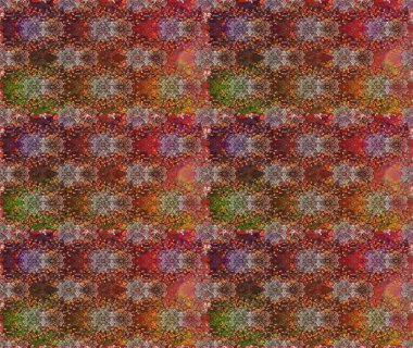 Parlak renkli çiçekleri ve kahverengi renkli yaprakları olan kusursuz çiçek desenleri. Modern çiçek arkaplanı. Halk tarzı. Moda baskıları için zarif bir şablon.