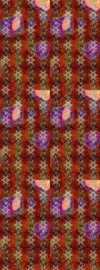 Ultraviyole kumaş deseni. Organik motif arka planı. Raster illüstrasyonu. Çizim deseni.