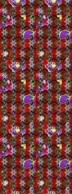 Hediye ambalaj kağıdı, tebrik kartları, posterler ve pankart tasarımı. Kırmızı, gri ve kahverengi renkte çiçekler. Raster düz çiçek çizim deseni.