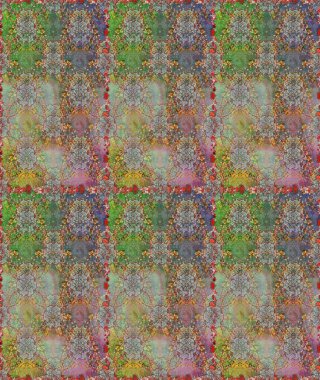 Tekrar eden çiçek arkaplanı, zarif gri ve kahverengi çiçek duvar kağıdı. Çiçek desenleri gri ve kahverengi renklerde, el yapımı papatyalar, papatyalar.