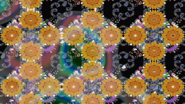 Büyük bir çiçek boyası seti. Kartlar, davetiyeler, tarih kartları ve daha fazlası için kullanılabilir. Raster şirin suluboya çiçek deseni çizimi.