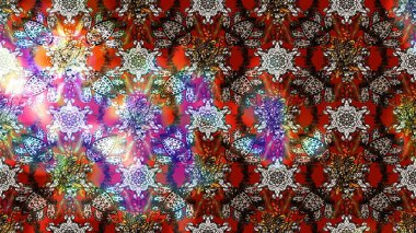 Raster illüstrasyonu. Kahverengi, kırmızı ve nötr renklerde çiçekler. Çizim çiçek deseni duvar kağıdı için kullanılabilir.