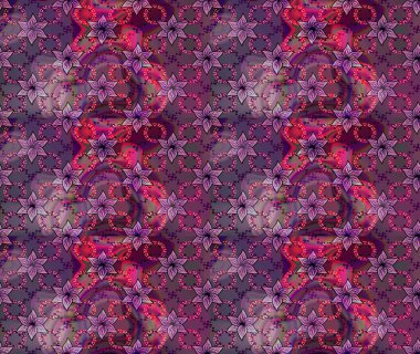 Düz Çiçek Elementleri Tasarımı. Renkli Bahar Teması eskiz kalıbı. Parlak arkaplan eskiz desenli çiçekli fantezi tasarımı.