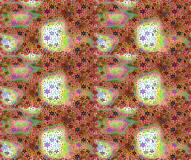 Sorun -suz. Raster illüstrasyon. Küçük çiçek sevimli Çiçek desen.