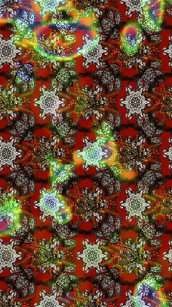 Kahverengi, gri ve kırmızı renkler üzerine çiçek desenli çizimler, el yapımı papatyalar, papatyalar. Tekrarlayan çiçek arkaplanı, zarif kahverengi, gri ve kırmızı çiçek duvar kağıdı.