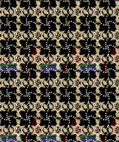 Yumuşak, yaz çiçekli arka plan. Siyah, bej ve nötr renklerde çiçekler. Raster çiçek desenli ve çiçekli..