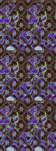 Düz Çiçek Elementleri Tasarımı. Raster illüstrasyonundaki çiçek desenli çizim. Süslü kumaş deseni. Renkli Bahar Teması çizim şablonu.