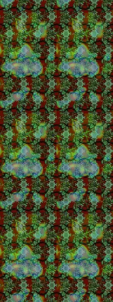 Çiçek ve yapraklı çiçek deseni. Küçük çiçekli şirin bir desen. Raster illüstrasyonu.