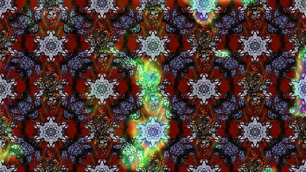 Renkli çizim kalıbı. Raster illüstrasyonu. Çiçek arkaplan. Şirin tekstil tarzında, kahverengi, siyah ve gri renkte. Çiçek duvar kağıdı.