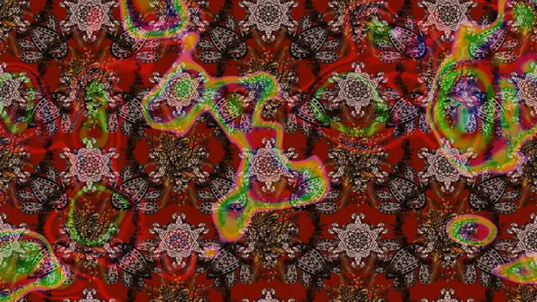 Moda baskısı. Çiçeğin suluboya çizimlerinin mükemmel deseni. Dekorasyon ve tasarım için güzel bir desen. Eski model. Suluboya çizim kalıbı. Raster illüstrasyonu.