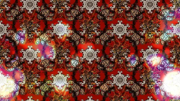 Çiçek ve yapraklı çiçek deseni. Raster illüstrasyonu. Küçük çiçekli şirin desen.