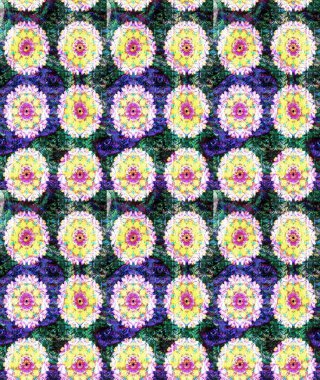 Tarafsız renklerde çiçekler. Hediye ambalaj kağıdı, tebrik kartları, posterler ve pankart tasarımı. Raster düz çiçek çizim deseni.