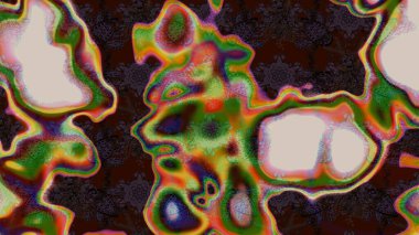 Düz Çiçek Elementleri Tasarımı. Süslü kumaş deseni. Renkli Bahar Teması eskiz kalıbı. Raster illüstrasyonunda çiçek deseni çizimi.