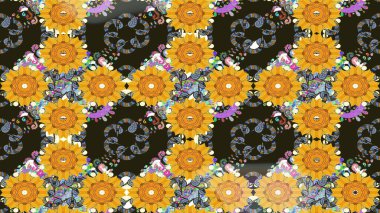 Doğal kozmetik ürünleri, parfüm, çiçekçi dükkanı için bahar ihalesi tasarımı. Sarı lale çiçekli Raster eskiz deseni. Karşılama ya da düğün geçmişi olarak kullanılabilir. Paket kağıdı için en iyisi..