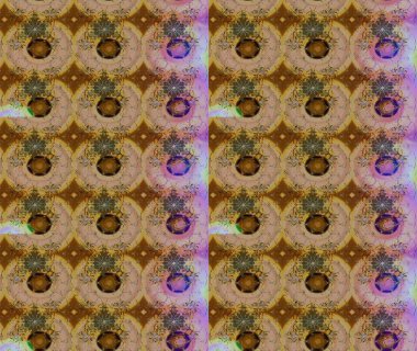 Moda baskıları için zarif bir şablon. Modern çiçek arkaplanı. Parlak renkli çiçekleri ve kahverengi renkli yaprakları olan harika bir çiçek deseni. Halk stili.