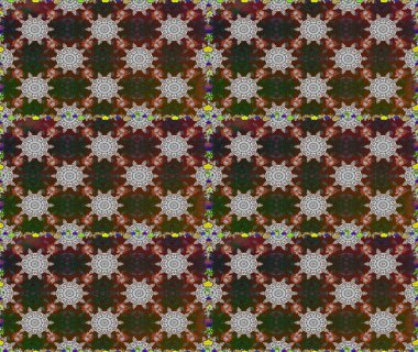 Raster illüstrasyonu. Çiçeğin suluboya çizimlerinin mükemmel deseni. Eski model. Moda baskısı. Suluboya kusursuz desen. Dekorasyon ve tasarım için güzel desen.