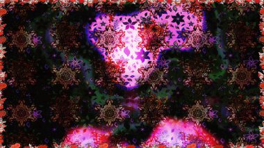 Sevimli çiçek raster deseni. Renkli Yaz Temalı Kusursuz Arkaplan. Siyah ve gri renkli çiçekler. Düz Çiçek Elementleri Tasarımı.