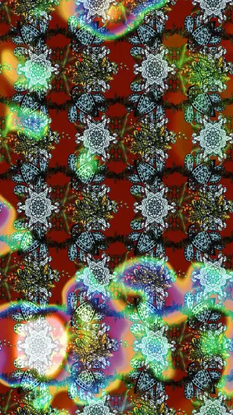 Eski usul küçük çiçekli şirin bir eskiz deseni. Moda arka planında parlak buketler. Kumaş, duvar kağıdı ve kağıt üzerine baskı yapmak için gelişen arka plan. Raster illüstrasyonu.