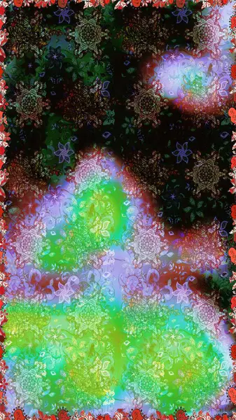 Çiçekli, suluboya desenli kusursuz çiçek deseni. Küçük çiçekte güzel bir çiçek deseni var. Raster deseni.