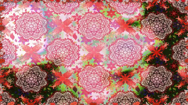 Hediye ambalaj kağıdı, tebrik kartları, posterler ve pankart tasarımı. Pembe ve nötr renklerde çiçekler. Raster düz çiçekleri pürüzsüz desen.