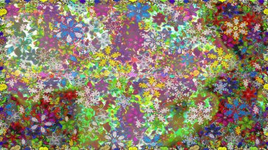 Süs bahar bahçe dokusu gelişmeye. Raster illüstrasyon. Çiçek deseni. Çiçek dikişsiz arka plan.