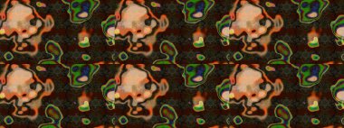 Moda baskıları için zarif bir şablon. Motley illüstrasyonu. Küçük çiçekte güzel bir desen. Kahverengi, gri ve yeşil çiçekli bahar çiçekleri. Küçük renkli çiçekler..