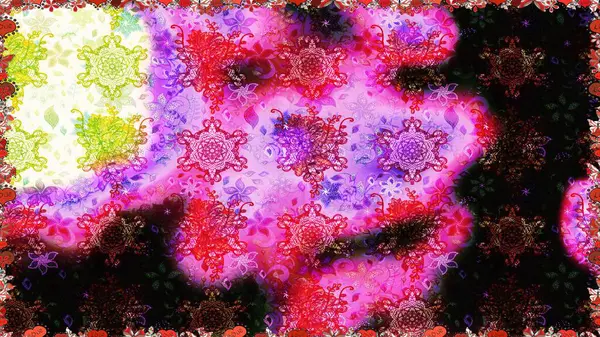 Etnik Mandala süsleme. Hint çiçek desenli madalyon desen. Kullanılabilir Tekstil, tebrik kartı, boyama kitabı, telefon durumda yazdırma için. Raster kına dövme stil.