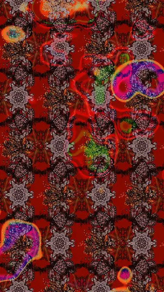 Nazik, narin çiçek arkaplanı. Kahverengi, kırmızı ve siyah renkte çiçekler. Raster çiçek desenli ve çiçekli..