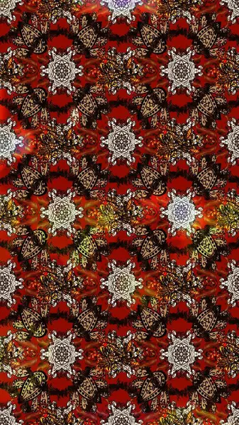 Bahar mevsimi. Nazik romantik baskı. Kahverengi, kırmızı ve siyah renkte çiçekler. Tatil havası. Raster güzel bir çiçek deseni çiziyor..