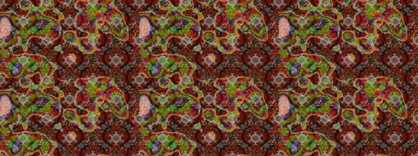 Moda baskıları için zarif bir şablon. Halk tarzı. Modern çiçek arkaplanı. Parlak renkli çiçekleri ve kahverengi, kırmızı ve yeşil renkli yaprakları olan harika bir çiçek deseni..