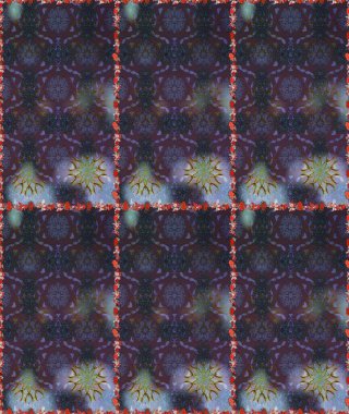 Renkli Yaz Temalı Kusursuz Arkaplan. Düz Çiçek Elementleri Tasarımı. Güzel kumaş deseni. Raster illüstrasyonunda trendsiz çiçek deseni.