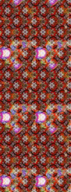 Küçük kahverengi, kırmızı ve nötr çiçeklerle oldukça eski bir besin torbası deseni. Tekstil, kumaş, kapaklar, duvar kağıtları, baskı, paket, koleksiyon defteri, örgü, dekupaj için çiçek arkaplanı..