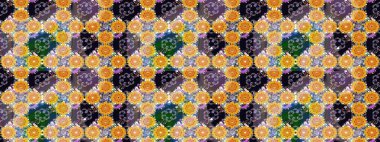 Güzel kumaş deseni. Raster suluboya deseni, narin çiçekler, sarı çiçekler, tebrik kartı şablonu..