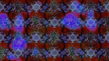 Tomurcukları papatya çiçekleri olan sevimli bir çiçek deseni. Kumaş, tekstil, duvar kağıdı baskısı için. Raster illüstrasyonu. Miles Fleur, süslü püslü bir süs. Eskiz geçmişi. Antika retro tarzı.