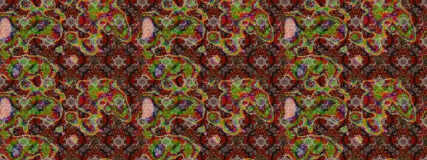 Moda baskıları için zarif bir şablon. Halk tarzı. Modern çiçek arkaplanı. Parlak renkli çiçekleri ve kahverengi, kırmızı ve yeşil renkli yaprakları olan harika bir çiçek deseni..