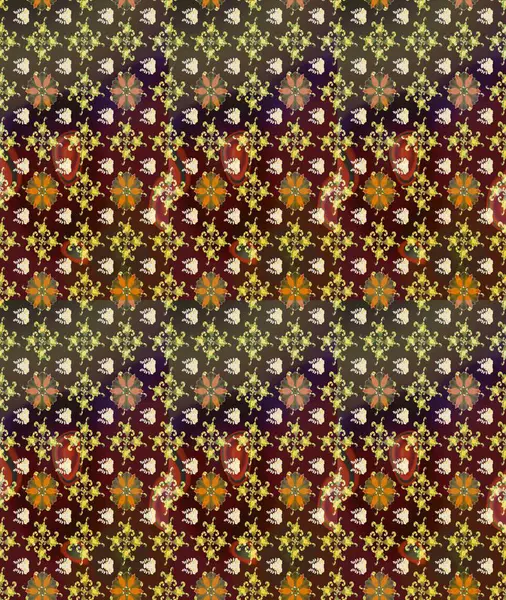 Hint çiçek liyada madalyon deseni. Etnik Mandala süsü. Tekstil, tebrik kartı, boyama kitabı, telefon kılıfı baskı için kullanılabilir. Raster Kına dövme tarzı.