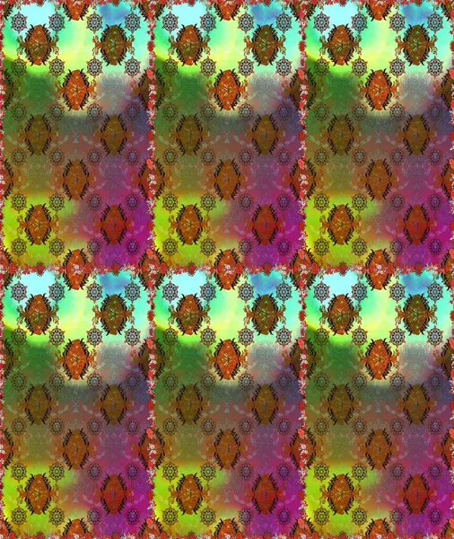 Küçük çiçekteki kusursuz desen. Hoş bir çiçek geçmişi var. Raster illüstrasyonu. Güzel kumaş deseni.