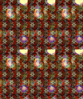 Suluboya, elle çizilmiş. Raster hisseleri. Eskiz arkaplan modeli. Çiçekler kahverengi, kırmızı ve gri.