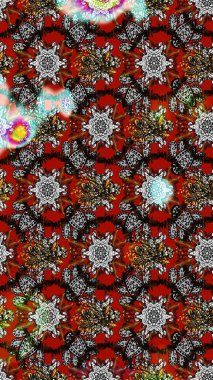 Raster deseni. Küçük çiçekte güzel bir çiçek deseni var. Çiçekli çiçek deseni, suluboya..