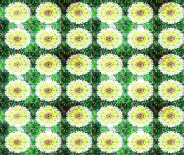 Güzel kumaş deseni. Raster illüstrasyonundaki çiçek desenli çizim. Düz Çiçek Elementleri Tasarımı. Renkli Bahar Teması çizim şablonu.