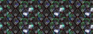 Renkli Bahar Teması eskiz kalıbı. Düz Çiçek Elementleri Tasarım Raster illüstrasyonu. Gri renkli çiçekler. Çiçek eskiz kalıbı geçmişi.